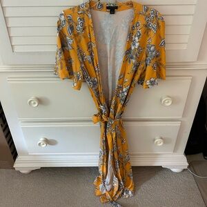 ANN TAYLOR FLORAL WRAP DRESS